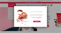 Desktop Screenshot of bourjois.fr